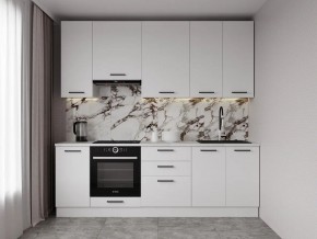 Кухонный гарнитур Белый Глянец 2400 h950 (Стол. 26мм) в Ишиме - ishim.ok-mebel.com | фото