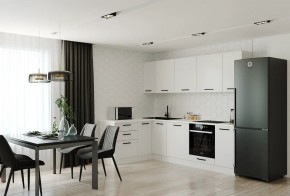 Кухонный гарнитур Белый Глянец 2600*1600 (Стол. 38мм) в Ишиме - ishim.ok-mebel.com | фото