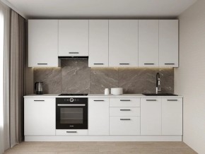 Кухонный гарнитур Белый Глянец 3000 h950 (Стол. 26мм) в Ишиме - ishim.ok-mebel.com | фото