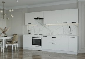 Кухонный гарнитур Белый Глянец 3000 (Стол. 26мм) в Ишиме - ishim.ok-mebel.com | фото