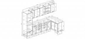 Кухонный гарнитур Белый Глянец 3200*1400 (Стол. 38мм) в Ишиме - ishim.ok-mebel.com | фото 2