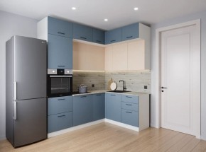 Кухонный гарнитур Фьюжн 2200*1700 (Стол. 38мм) в Ишиме - ishim.ok-mebel.com | фото
