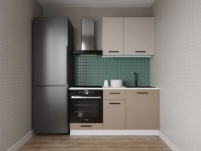 Кухонный гарнитур Каппучино 1600 (Стол. 38мм) в Ишиме - ishim.ok-mebel.com | фото