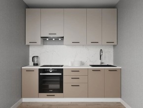 Кухонный гарнитур Каппучино 2400 h950 (Стол. 38мм) в Ишиме - ishim.ok-mebel.com | фото