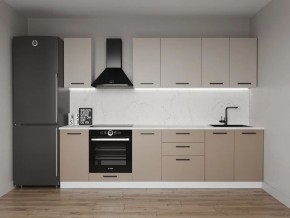 Кухонный гарнитур Каппучино 2800 (Стол. 38мм) в Ишиме - ishim.ok-mebel.com | фото