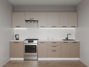 Кухонный гарнитур Каппучино 3000 (Стол. 38мм) в Ишиме - ishim.ok-mebel.com | фото