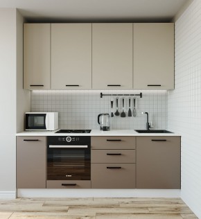 Кухонный гарнитур Латте 2200 (Стол. 38мм) в Ишиме - ishim.ok-mebel.com | фото