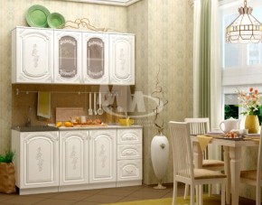 ЛИЗА-2 Кухонный гарнитур 1,7 Белый глянец холодный в Ишиме - ishim.ok-mebel.com | фото
