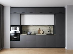 Кухонный гарнитур Меренга 3400 (Стол. 38мм) в Ишиме - ishim.ok-mebel.com | фото