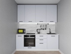 Кухонный гарнитур Смоки 2200 h950 (Стол. 38 мм) в Ишиме - ishim.ok-mebel.com | фото