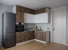 Кухонный гарнитур Старое Дерево 2200*1700 (Стол. 26мм) в Ишиме - ishim.ok-mebel.com | фото