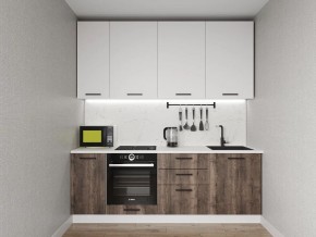 Кухонный гарнитур Старое Дерево 2200 h950 (Стол. 26мм) в Ишиме - ishim.ok-mebel.com | фото