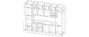 Кухонный гарнитур Старое Дерево 3400 (Стол. 38мм) в Ишиме - ishim.ok-mebel.com | фото 2