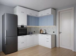 Кухонный гарнитур угловой Капри 2200*1700 (Стол. 26мм) в Ишиме - ishim.ok-mebel.com | фото