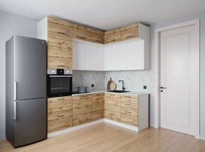 Кухонный гарнитур угловой Лада 2200*1700 (Стол. 26мм) в Ишиме - ishim.ok-mebel.com | фото