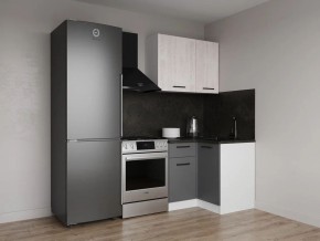 Кухонный гарнитур угловой Санторини 1000*1000 (Стол. 26мм) в Ишиме - ishim.ok-mebel.com | фото