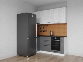 Кухонный гарнитур угловой Санторини 1000*1800 (Стол. 38мм) в Ишиме - ishim.ok-mebel.com | фото
