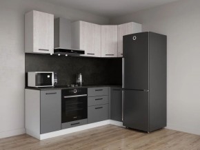 Кухонный гарнитур угловой Санторини 2200*1000 (Стол. 38мм) в Ишиме - ishim.ok-mebel.com | фото