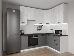 Кухонный гарнитур угловой Санторини 2200*1600 h950 (Стол. 38мм) в Ишиме - ishim.ok-mebel.com | фото