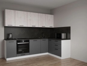 Кухонный гарнитур угловой Санторини 2600*1600 (Стол. 38мм) в Ишиме - ishim.ok-mebel.com | фото
