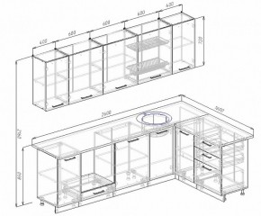 Кухонный гарнитур угловой Шимо 2600х1600 (Стол. 26мм) в Ишиме - ishim.ok-mebel.com | фото 2