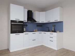 Кухонный гарнитур угловой Смоки 2400*1600 (Стол. 26мм) в Ишиме - ishim.ok-mebel.com | фото