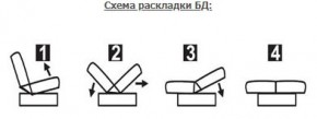ЛАУРА ЛЮКС Диван Лаура Люкс БД+2подушки в Ишиме - ishim.ok-mebel.com | фото 7