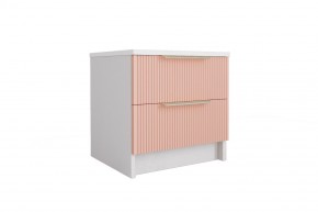 ЛАВИС ТД 400.1 Тумба (белый/персик софт/ручка золотая) в Ишиме - ishim.ok-mebel.com | фото