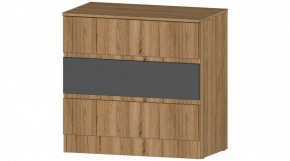 ЛЕНОРА Комод 3 ящика (графит) в Ишиме - ishim.ok-mebel.com | фото