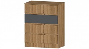 ЛЕНОРА Комод 4 ящика (графит) в Ишиме - ishim.ok-mebel.com | фото