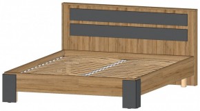ЛЕНОРА Спальный гарнитур (модульный) графит в Ишиме - ishim.ok-mebel.com | фото 4