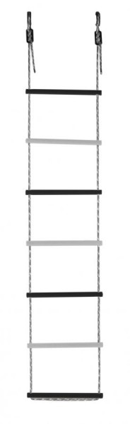 Лестница веревочная 7 перекладин цв.черный, белый D=25  в Ишиме - ishim.ok-mebel.com | фото