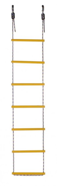 Лестница веревочная 7 перекладин цв.желтый D=25  в Ишиме - ishim.ok-mebel.com | фото 1