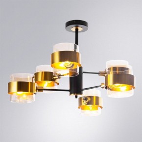 Люстра на штанге Arte Lamp Carlo A8205SP-6BK в Ишиме - ishim.ok-mebel.com | фото 2