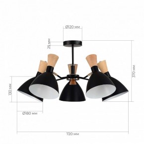 Люстра на штанге EVOLUCE VISTA SLE1256-402-05 в Ишиме - ishim.ok-mebel.com | фото 8
