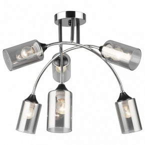 Люстра на штанге Imex MD.2195 MD.2195-6-S-BK+CH в Ишиме - ishim.ok-mebel.com | фото