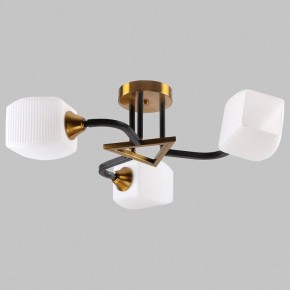 Люстра на штанге Imex MD.52009 MD.52009-3-S-BK+GAB в Ишиме - ishim.ok-mebel.com | фото