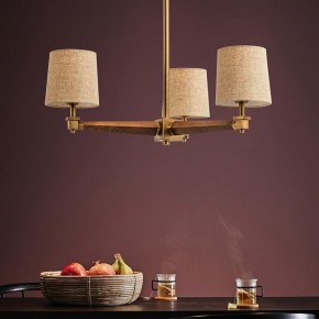 Люстра на штанге Imperiumloft Jorgenson Beige/Dark wood STAVRA01 в Ишиме - ishim.ok-mebel.com | фото 9