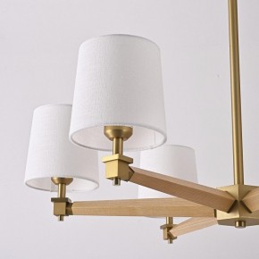 Люстра на штанге Imperiumloft Jorgenson White/Light wood STAVRA01 в Ишиме - ishim.ok-mebel.com | фото 11
