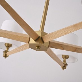 Люстра на штанге Imperiumloft Jorgenson White/Light wood STAVRA01 в Ишиме - ishim.ok-mebel.com | фото 13