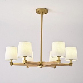Люстра на штанге Imperiumloft Jorgenson White/Light wood STAVRA01 в Ишиме - ishim.ok-mebel.com | фото 2