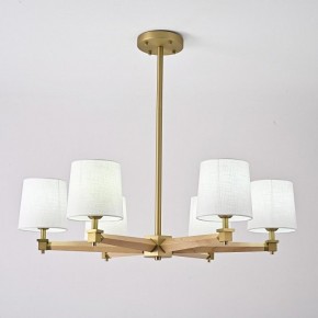 Люстра на штанге Imperiumloft Jorgenson White/Light wood STAVRA01 в Ишиме - ishim.ok-mebel.com | фото 4