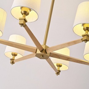 Люстра на штанге Imperiumloft Jorgenson White/Light wood STAVRA01 в Ишиме - ishim.ok-mebel.com | фото 7