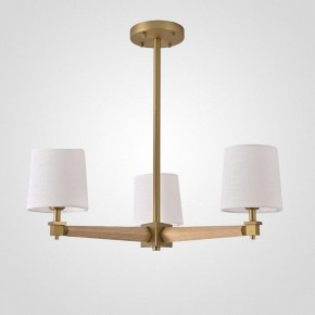 Люстра на штанге Imperiumloft Jorgenson White/Light wood STAVRA01 в Ишиме - ishim.ok-mebel.com | фото