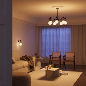 Люстра на штанге Maytoni Museo MOD436PL-05BS в Ишиме - ishim.ok-mebel.com | фото 3