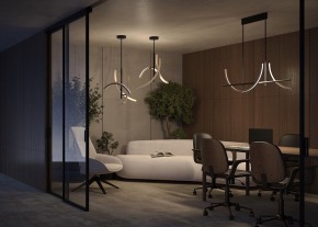 Люстра на штанге Maytoni Wabi MOD428PL-L27BK в Ишиме - ishim.ok-mebel.com | фото 6