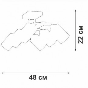 Люстра на штанге Vitaluce V2833 V2833-1/6PL в Ишиме - ishim.ok-mebel.com | фото 2
