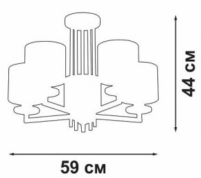 Люстра на штанге Vitaluce V3069 V3069-8/5PL в Ишиме - ishim.ok-mebel.com | фото 3