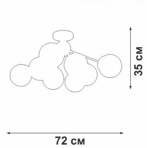Люстра на штанге Vitaluce V3772 V3772-8/8PL в Ишиме - ishim.ok-mebel.com | фото 4