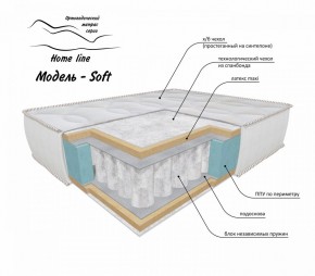 Матрас Soft 1400*1900/1950/2000*h200 в Ишиме - ishim.ok-mebel.com | фото